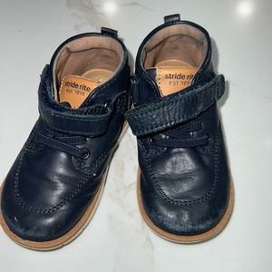 Stride Rite Blue leather toddler shoes-Boys